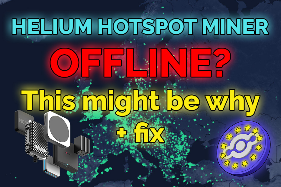 helium miner offline hotspot miner offline bobcat linxdot RAK
